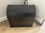 Metalen wijnkistje, Huis en Inrichting, Woonaccessoires | Kisten, Minder dan 50 cm, Gebruikt, Minder dan 50 cm, Ophalen of Verzenden