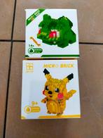 Micro brick cartoon series Pikachu an Bulbasaur., Kinderen en Baby's, Speelgoed | Bouwstenen, Overige merken, Zo goed als nieuw