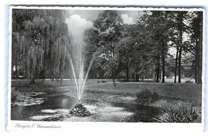 Hengelo/O, Gemeentetuin, Verzamelen, Ansichtkaarten | Nederland, Gelopen, Overijssel, 1920 tot 1940, Verzenden