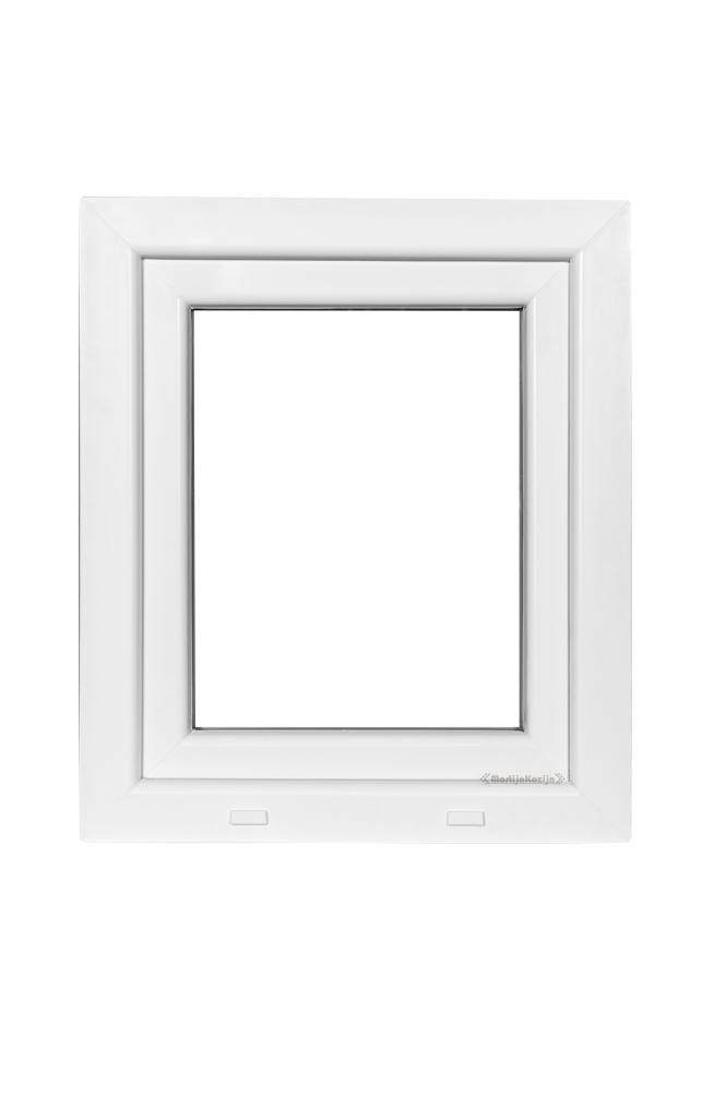 Kunststof Kozijn Draaikiep  B60 H70cm Wit, Doe-het-zelf en Verbouw, Kozijnen en Schuifpuien, Nieuw, Raamkozijn, Kunststof, Inclusief glas