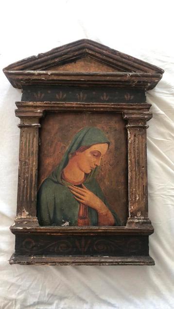 Madonna met kind hout laat 17de eeuw beschikbaar voor biedingen