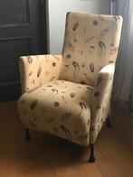 Gobelin stoel fauteuil, Huis en Inrichting, Fauteuils, Ophalen, Minder dan 75 cm, Landelijk, Stof