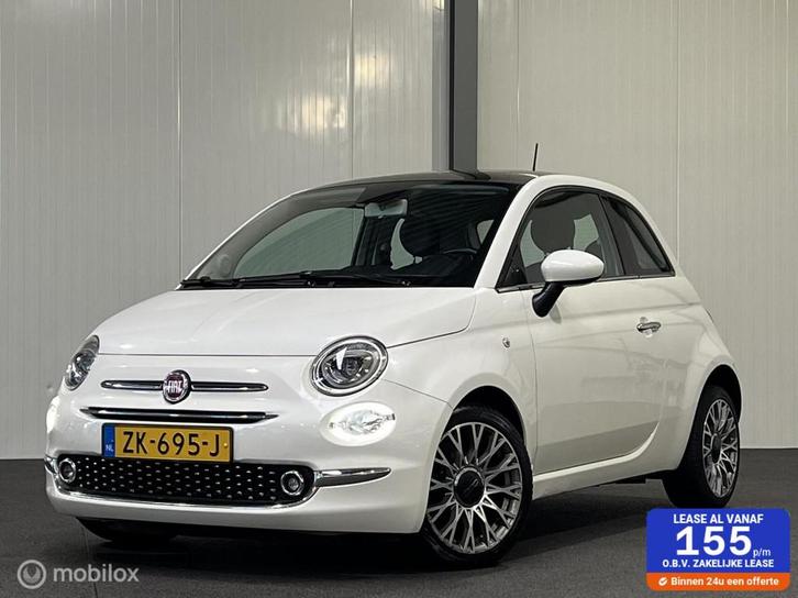 Fiat 500 0.9 TwinAir Turbo Lounge [ NAP panorama cruise ], Auto's, Fiat, Bedrijf, Te koop, ABS, Airbags, Airconditioning, Alarm