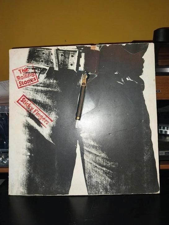 Rolling Stones Sticky Fingers, Cd's en Dvd's, Vinyl | Pop, Zo goed als nieuw, 1960 tot 1980, Overige formaten, Ophalen of Verzenden