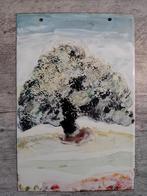 Vintage Emaille Schilderij, Antiek en Kunst, Ophalen of Verzenden