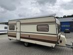 Dethleffs Camper 520 bouwjaar 1983 met cassette luifel, Rondzit, 2 aparte bedden, Bedrijf, 750 - 1000 kg