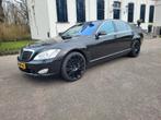 Mercedes-Benz S-Klasse 5.5 S500 Lang AUT 2006 Zwart, Auto's, Mercedes-Benz, Automaat, Achterwielaandrijving, 8 cilinders, 1885 kg