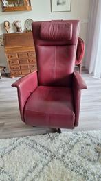Prominent relaxstoel bordeauxrood, Huis en Inrichting, Ophalen of Verzenden, Gebruikt, 50 tot 75 cm