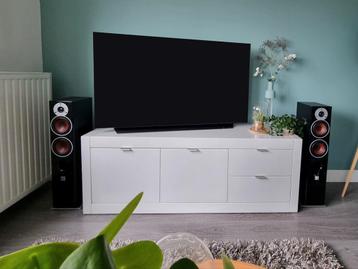 Goossens TV-meubel 160cm hoogglans wit | 50 euro! beschikbaar voor biedingen