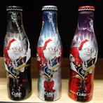 Coca Cola aluminium volle flesjes Kerst NIEUW € 15 per set, Nieuw, Verpakking, Ophalen of Verzenden