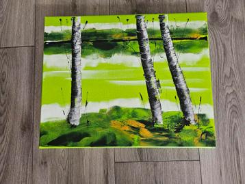 Nieuw kunstwerk van C.M. Leushuis - Berken beschikbaar voor biedingen