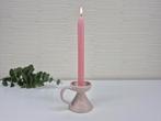 Keramiek kandelaar/vaasje. Vintage kaarsenhouder, roze tint., Ophalen of Verzenden, ., ., .