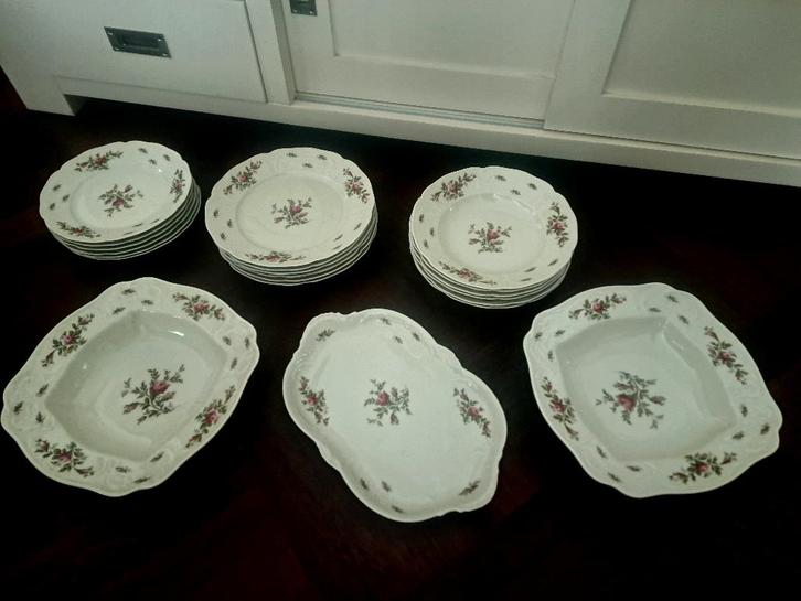 Rosenthal Sanssouci elfenbein moosrose, Antiek en Kunst, Antiek | Servies compleet, Ophalen of Verzenden