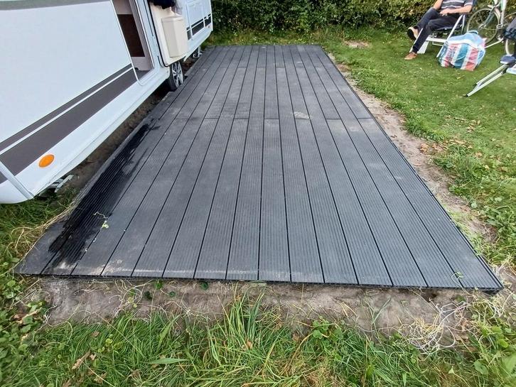Composiet vlonder., Tuin en Terras, Terrasdelen en Vlonders, Zo goed als nieuw, Composiet, Ophalen