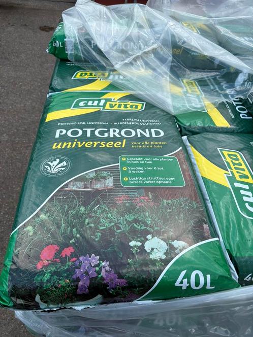 UITVERKOOP CULVITA POTGROND 40 LITER, Tuin en Terras, Aarde en Mest, Potgrond, Ophalen