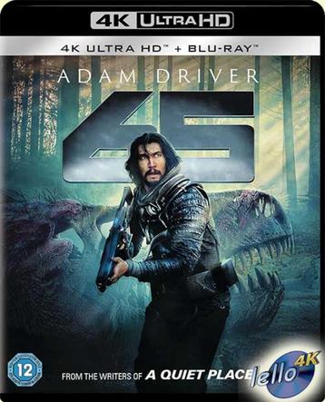 Blu-ray 4K: 65 (2023 Adam Driver, Ariana Greenblatt) UK NLO beschikbaar voor biedingen
