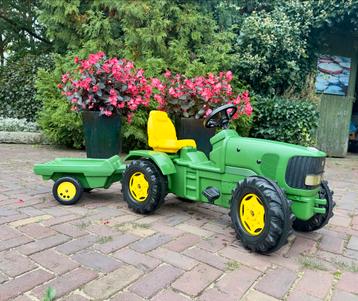 Rolly Toys John Deere Traptractor met Aanhanger - Super! beschikbaar voor biedingen