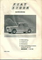 Handleiding Fiat 1100 R, Ophalen of Verzenden