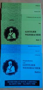 Gottlieb Weissbacher heft 3 & heft 6 blaasmuziek, Klarinet, Verzenden, Overige genres, Overige soorten