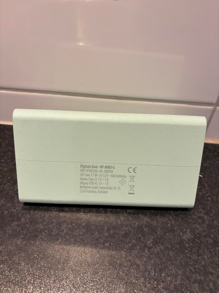 Digitale Wekker / Klok, Ophalen of Verzenden, Nieuw, Digitaal