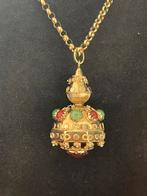 40 jaar oud, uniek, hangertje 14 karaat, goud nooit gebruikt, Sieraden, Tassen en Uiterlijk, Antieke sieraden, Ophalen of Verzenden