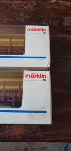 2x Märklin H0 Wagon 4694 Vintage, Gebruikt, Wagon, Ophalen of Verzenden, Analoog