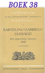 Bladmuziek boek38 Drei doppelchörige Canzonen, Muziek en Instrumenten, Gebruikt, Ophalen of Verzenden, Klassiek