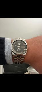Vintage Seiko met Dag en Datum complicatie, Sieraden, Tassen en Uiterlijk, Horloges | Heren, Ophalen of Verzenden, Zo goed als nieuw