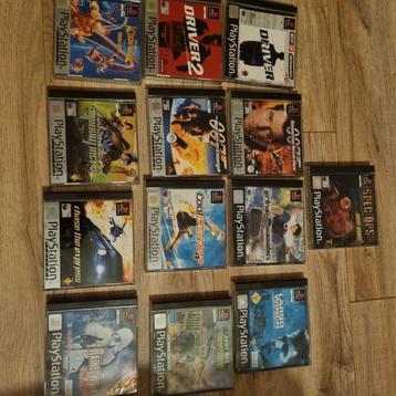 Playstation 1 games VERKOCHT  beschikbaar voor biedingen