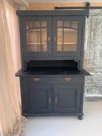 Grenen buffetkast - zwart, Huis en Inrichting, Ophalen, Zo goed als nieuw, 25 tot 50 cm, 200 cm of meer