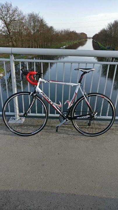 Ridley racefiets frame maat L, Fietsen en Brommers, Fietsen | Racefietsen, Gebruikt, Overige merken, Aluminium, 57 tot 61 cm, Ophalen