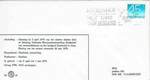 08 Nederland 1979 Bloemententoonstelling Keukenhof Lisse, Postzegels en Munten, Brieven en Enveloppen | Nederland, Envelop, Ophalen of Verzenden