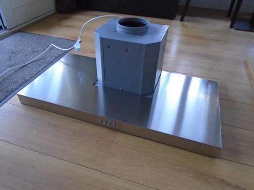 MSPK952IX - M-system afzuigkap 90 cm blokmodel ~NIEUW~, Witgoed en Apparatuur, Afzuigkappen, Nieuw, Wandschouwkap, Recirculatie