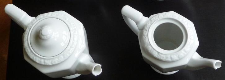 Rosenthal Maria Weiss 2 koffiekannen beschadigde tuiten teab, Antiek en Kunst, Antiek | Servies los, Ophalen