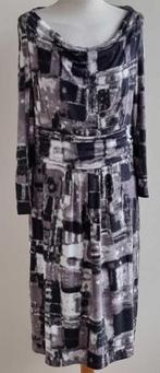 Mayerline zwart/grijze jurk mt. 40, Kleding | Dames, Jurken, Maat 38/40 (M), Mayerline, Zwart, Ophalen of Verzenden