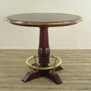16850 sta tafel, mahoniehout, 1.43 m doorsnede beschikbaar voor biedingen