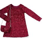 Rode glitter jurk nieuw, Kinderen en Baby's, Kinderkleding | Maat 104, Ophalen of Verzenden, Nieuw, Meisje, Jurk of Rok