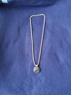 Zilveren ketting met hanger, Sieraden, Tassen en Uiterlijk, Kettinghangers, Overige voorstellingen, Verzenden, Zo goed als nieuw