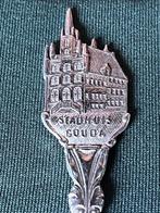 Oud verzilverd lepeltje Stadhuis Gouda, Antiek en Kunst, Antiek | Bestek, Ophalen of Verzenden