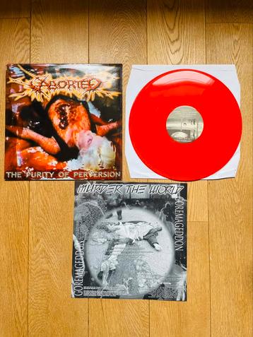 LP Aborted The Purity Of Perversion RED vinyl Death Metal