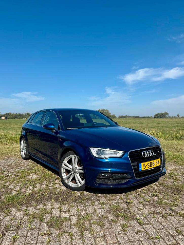 Audi A3 1.4 Tfsi 90KW Sportback S-tronic 2013 Blauw, Auto's, Audi, Particulier, A3, Android Auto, Apple Carplay, Bluetooth, Boordcomputer