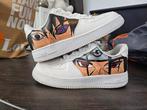 Unieke handgeschilderde Nike Air Force 1 – Naruto design, Wit, Nike, Ophalen of Verzenden, Sneakers of Gympen