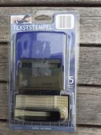 Tekststempel om zelf een gewenste tekst te maken, Ophalen, Nieuw, Inkt, Foam of Stempelhouder