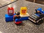 Vintage duplo set politiebureau en auto, Ophalen of Verzenden, Gebruikt, Complete set, Duplo