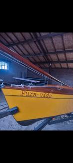 Zeilboot (schakel) met buitenboordmotor en trailer, Watersport en Boten, Ophalen, Zo goed als nieuw, 3 tot 6 meter, Minder dan 15 m²