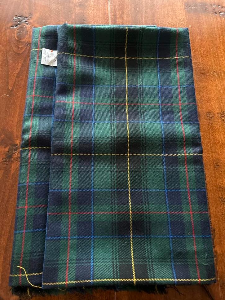 Groene Schotse Ruit Stof, Huis en Inrichting, Woonaccessoires | Plaids en Woondekens, Nieuw, Ophalen of Verzenden