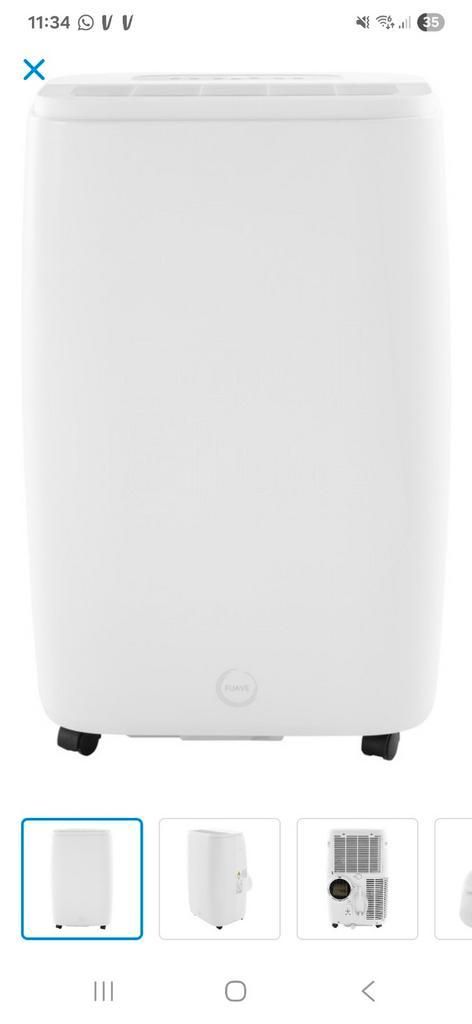 Mobiele airco Fuave, nieuwstaat!, Witgoed en Apparatuur, Airco's, Zo goed als nieuw, Minder dan 60 m³, Ophalen