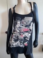 Schattige mooie zgan topje in maat M van merk Bershka., Maat 38/40 (M), Zwart, Zo goed als nieuw, Zonder mouw