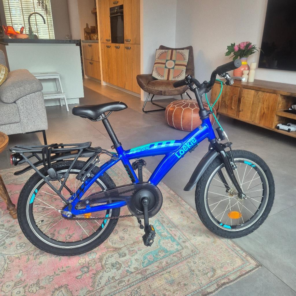 Loekie Snake jongensfiets 4 tot 7 jaar, Fietsen en Brommers, Fietsen | Jongens, Ophalen, Zo goed als nieuw, 20 inch, Loekie