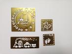 Snijmal / Embossing mal (4 stuks), Verzenden, Zo goed als nieuw, Overige thema's, Pons of Mal